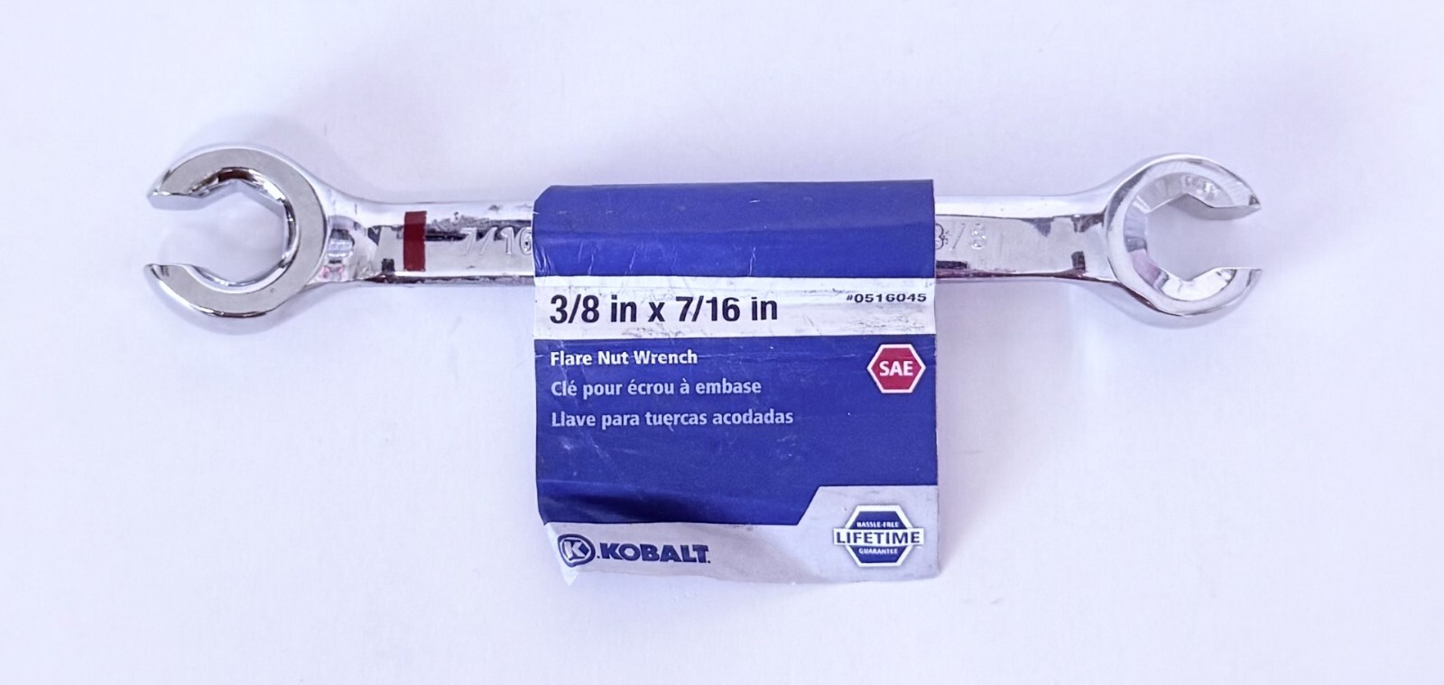 Kobalt Flare Nut Wrench 3/8in x 7/16in #0516045