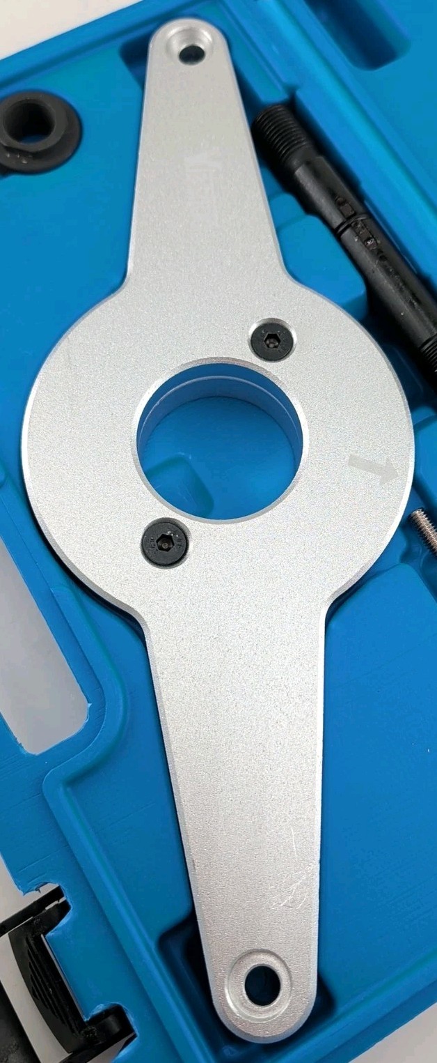 Yuesstloo Vibration Damper Holding Tool Crankshaft Pulley Removal Audi # T10531