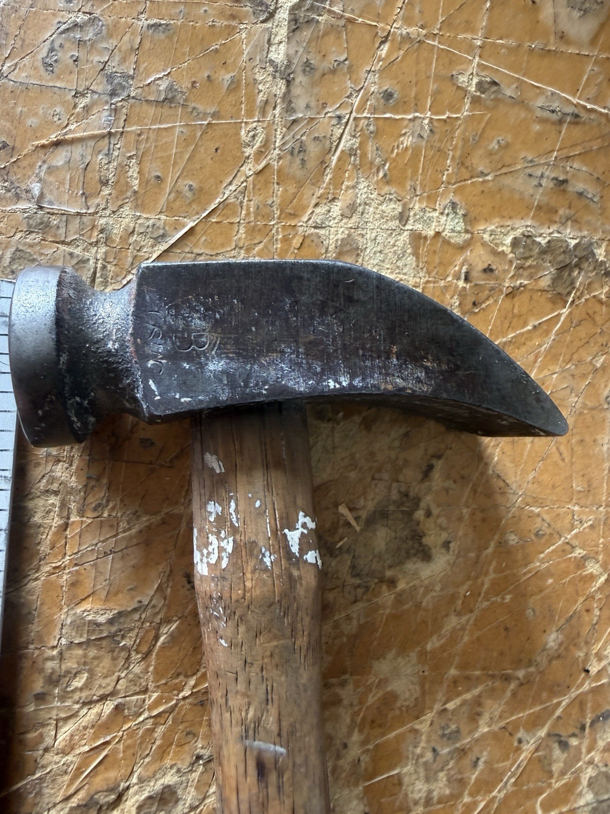 Tinsmith Coppersmith Raising Hammer Sheet Metal Forming Hammer Wood Handle