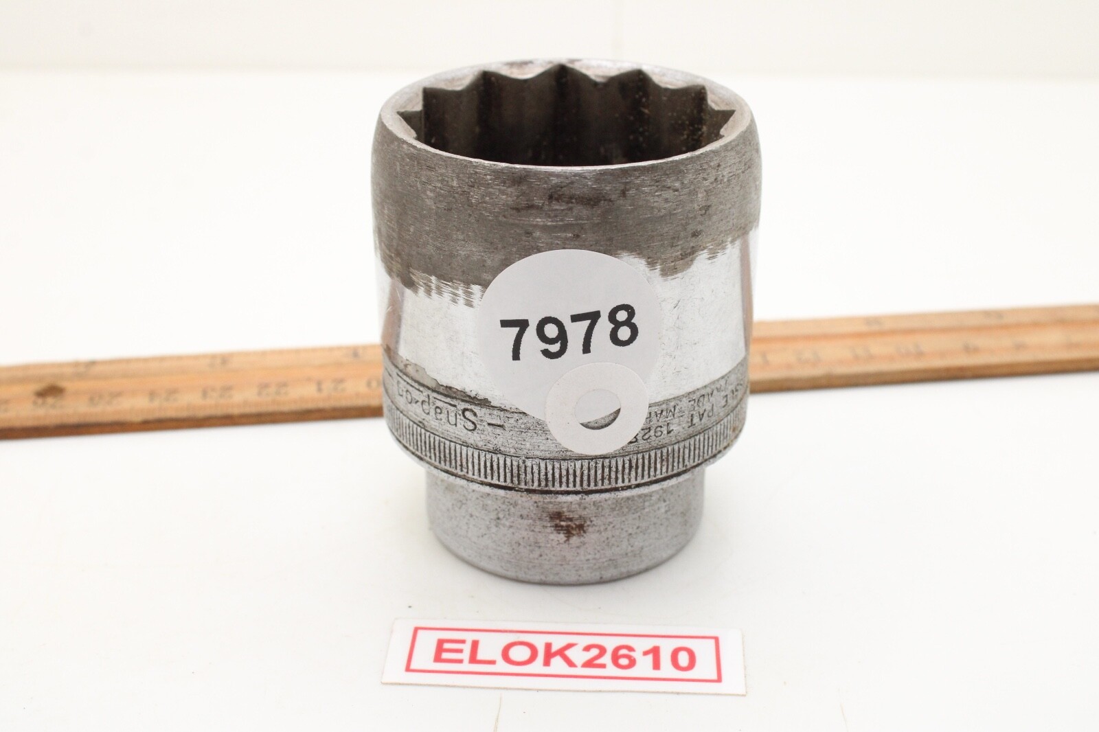 Snap-on LDH-522 3/4″ Drive 12 Point 1-5/8″ Socket SAE Shallow Socket Reissue USA