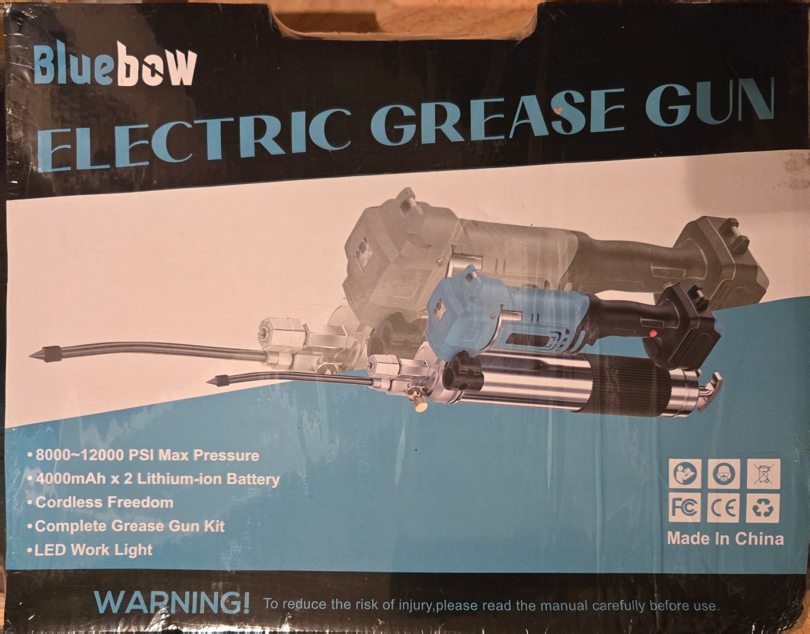 Bluebow 21v Cordless Electric Grease gun