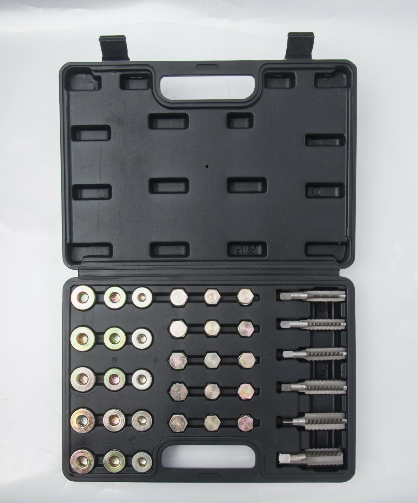 110pc Auto Oil Drain Plug Sump Bolt Thread Repair Tool Kit Set M13 – M20 Tap