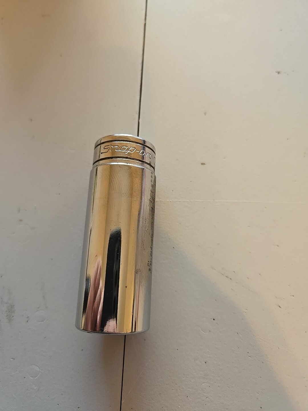 Snap On 3/8″ Drive 3/4″ 12PT SAE Deep Chrome Socket USA SF241
