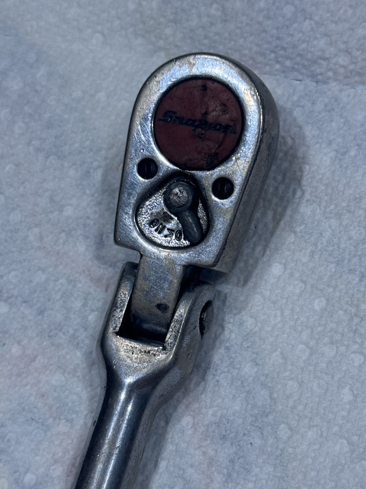 Snap On F731 3/8” Drive Flex Head Ratchet 11 1/4” Long Handle USA Made Chrome