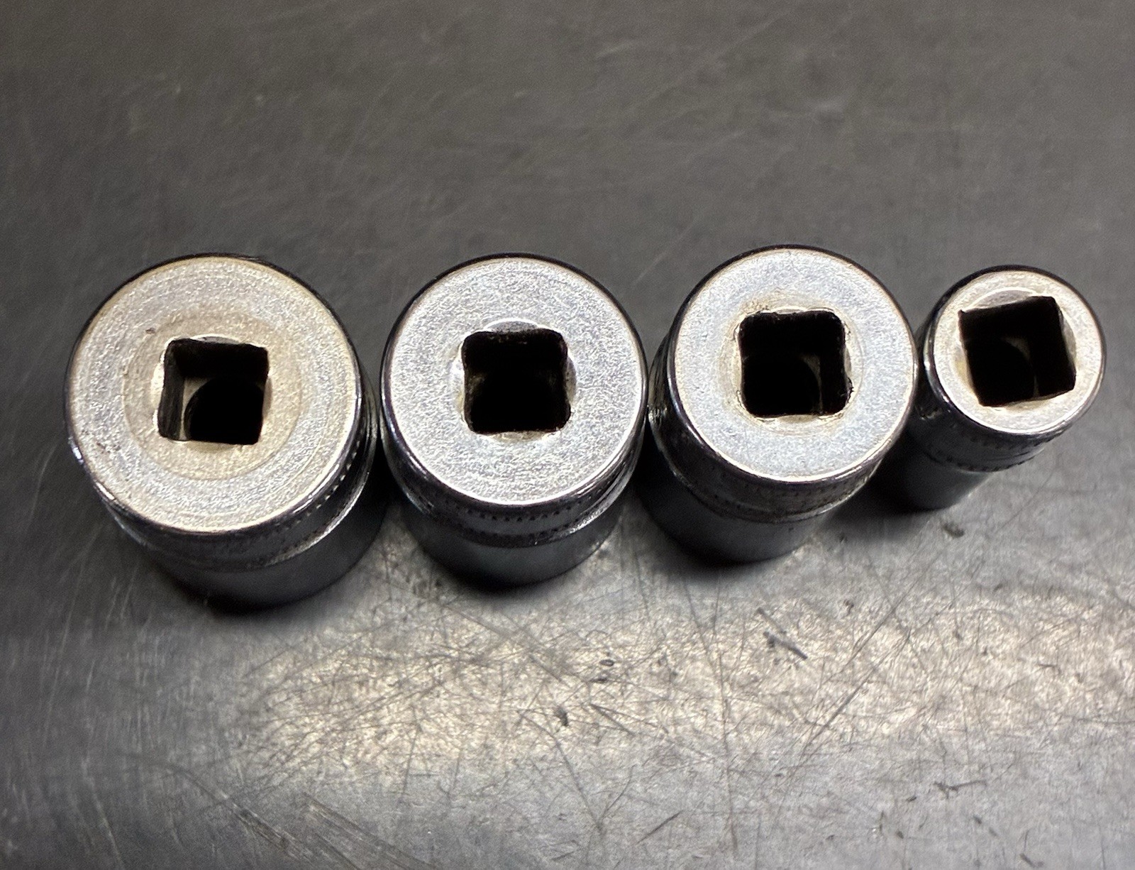 Snap On 1/4 Drive Semi Deep Metric Sockets 6 Point