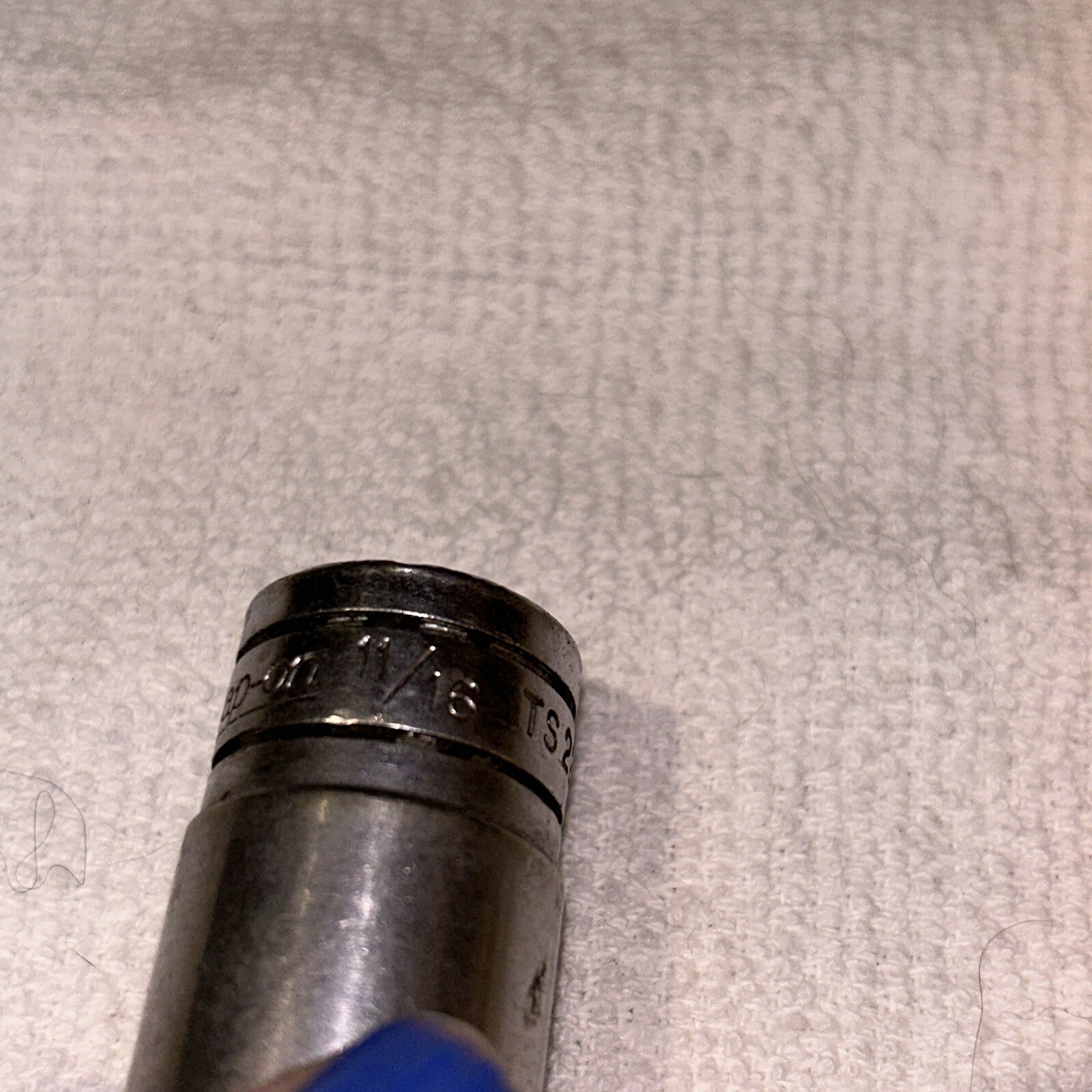 VINTAGE Snap-on Tools USA 1/2″ Drive 11/16″ SAE Deep 6 Point Chrome Socket TS221