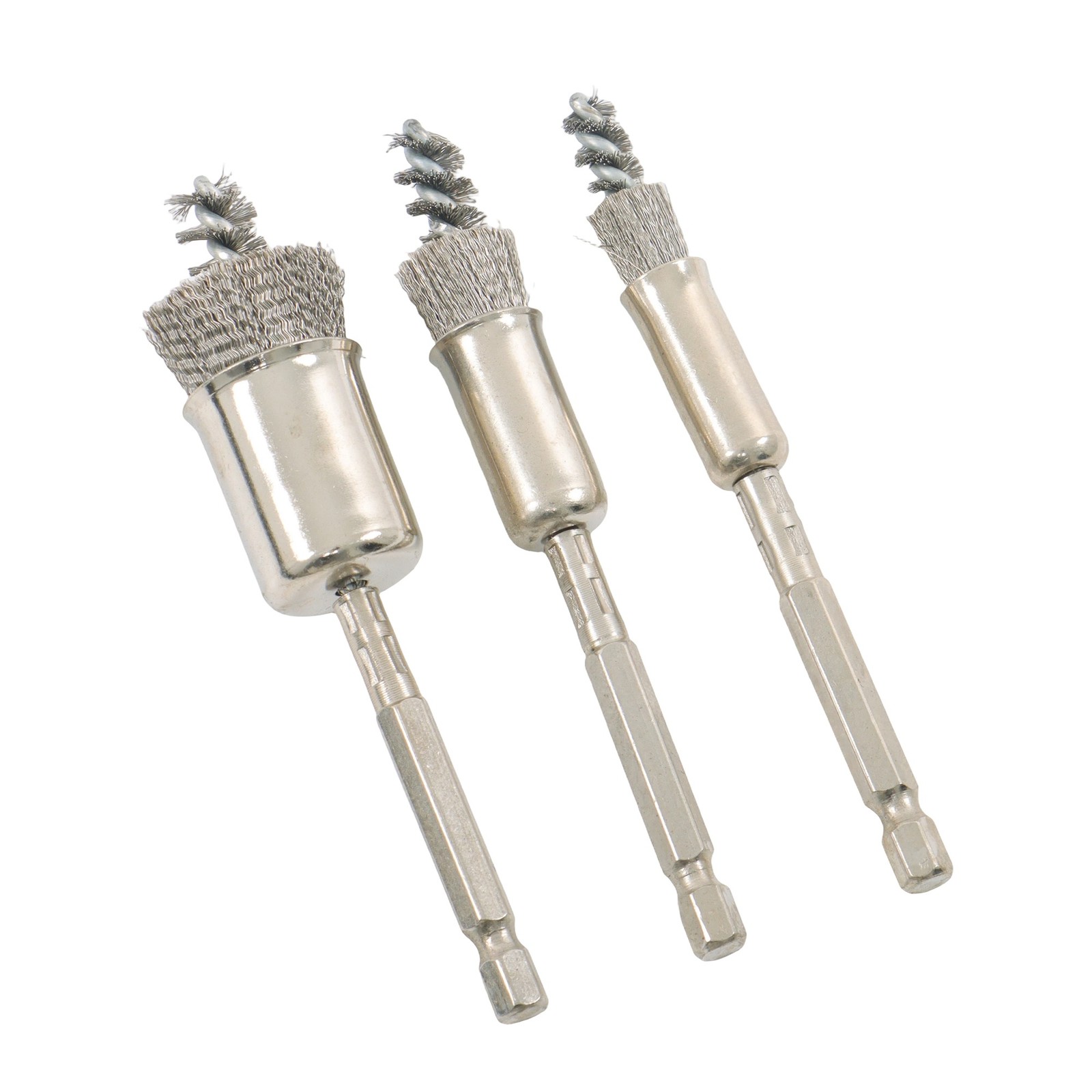 Stainless Steel Diesel Injector Seat Brush Master Cleaning Kit on Cylinder Head