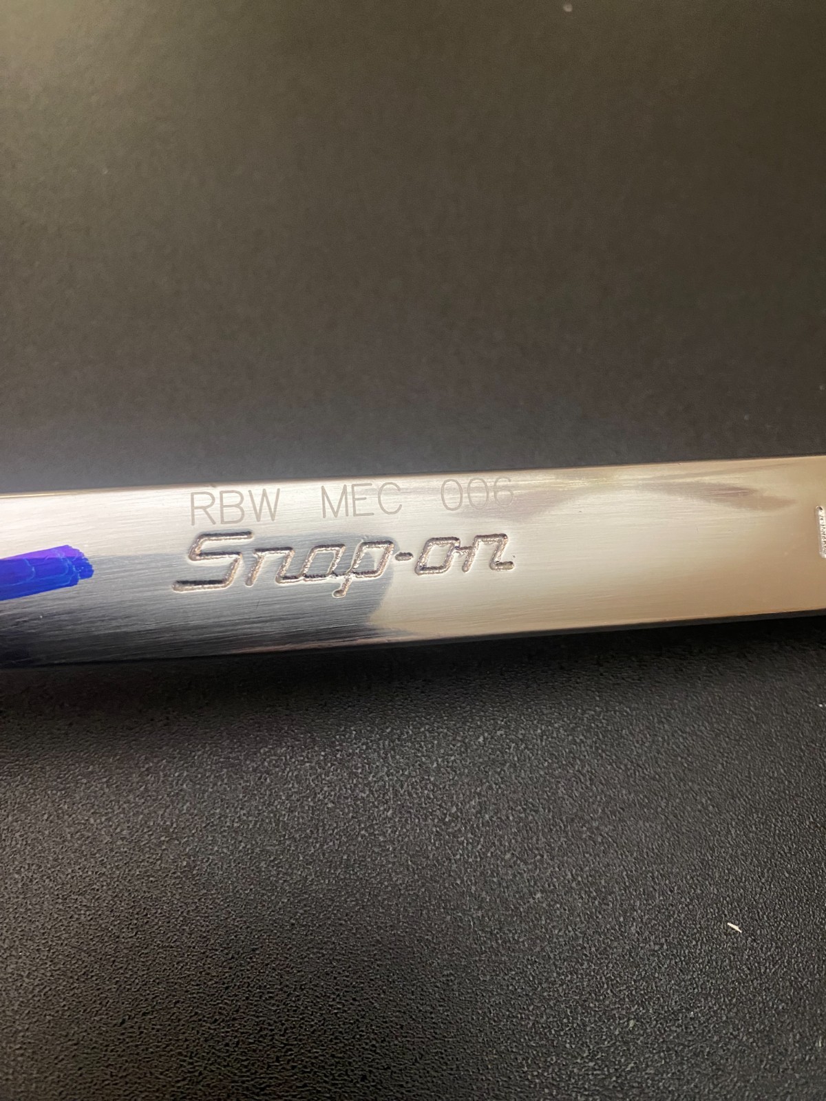 Snap-On 1-1/16″ SAE Four-Way Angle Head Open-End Wrench VS34B [ Blue ]