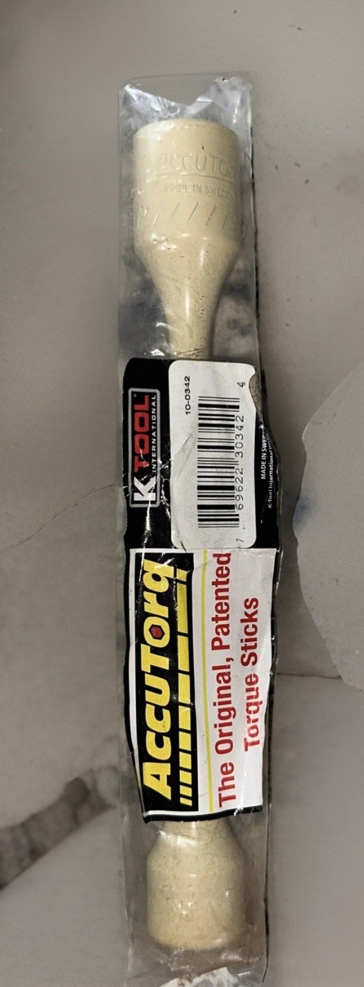 New Sealed K Tool International AccuTorq Torque Stick Model 10-0342 90 Ft-lbs