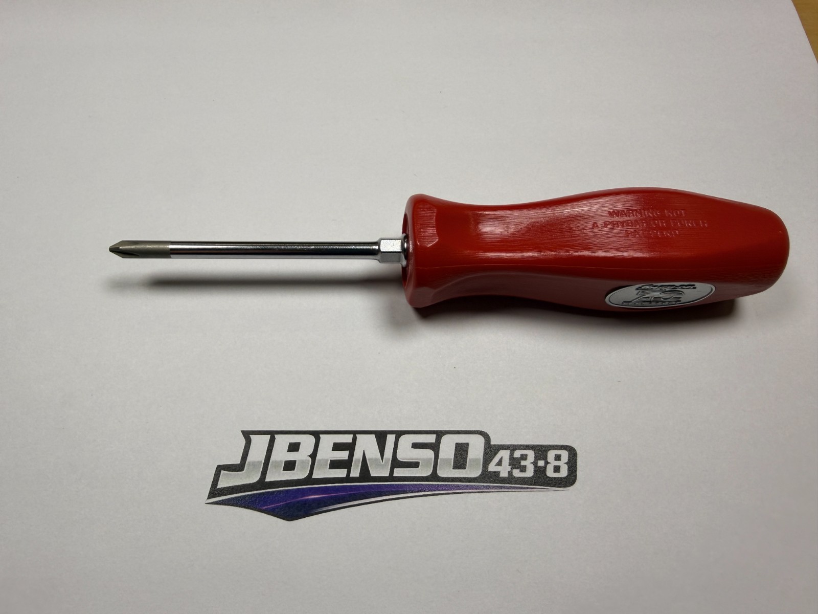 Snap-on Tools RARE 70th Anniversary Hard Grip #1 Phillips Screwdriver SDDP31