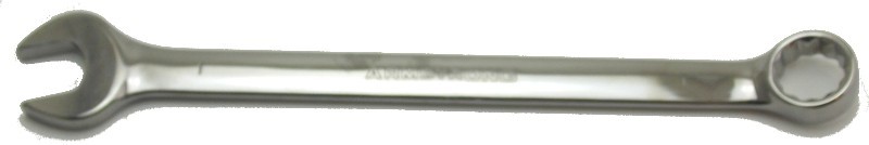 Armstrong 1″ Offset Combination 12 Pt Polished Chrome Wrench 14″ 25-232 USA Used