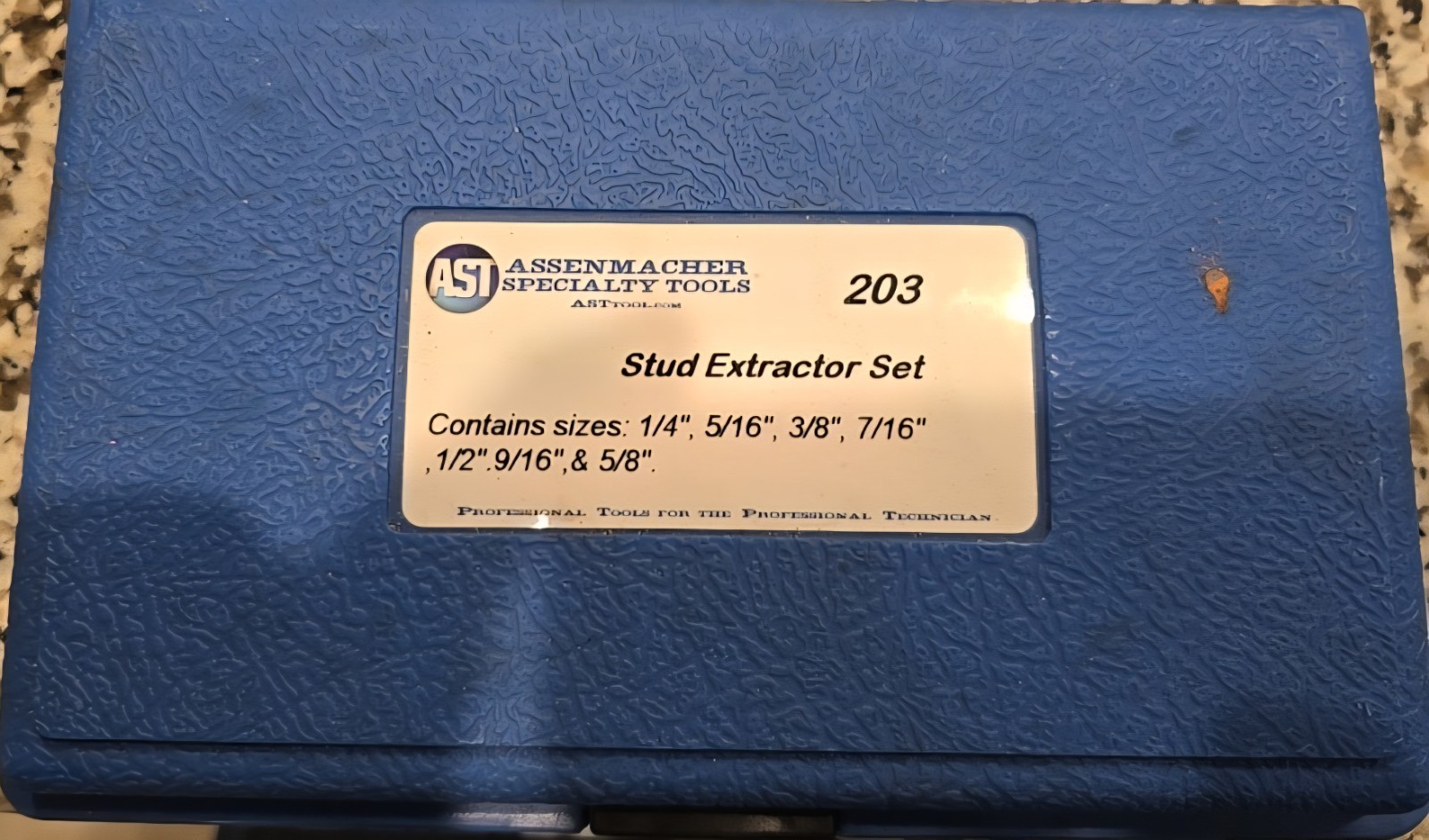 AST 203 Stud Extractor Set Assenmacher Specialty Tools 1/4″ to 5/8″