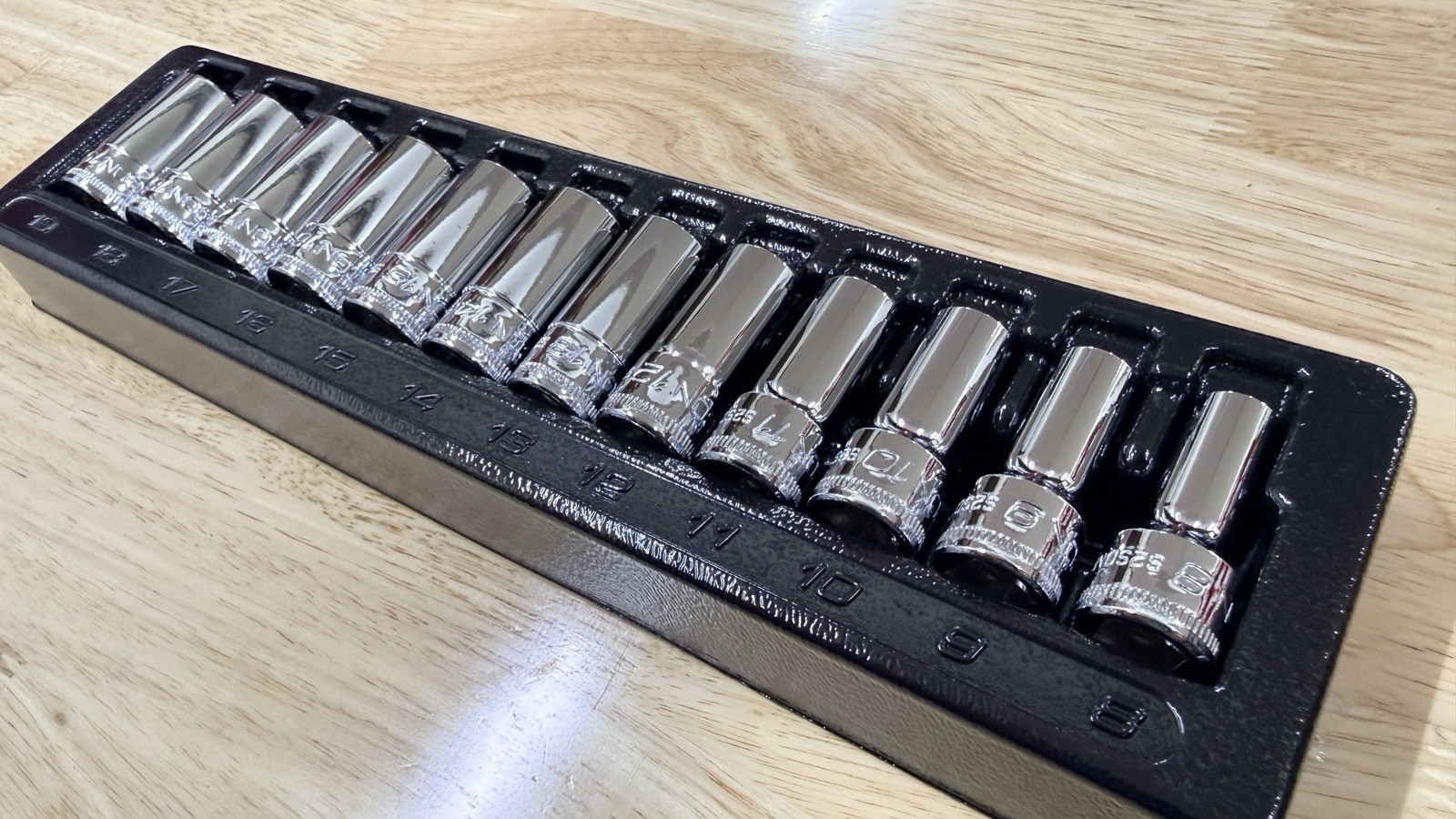 NEW ICON Metric Semi-Deep 3/8” Drive 6 Point Sockets – Chrome – Pick a Size (mm)