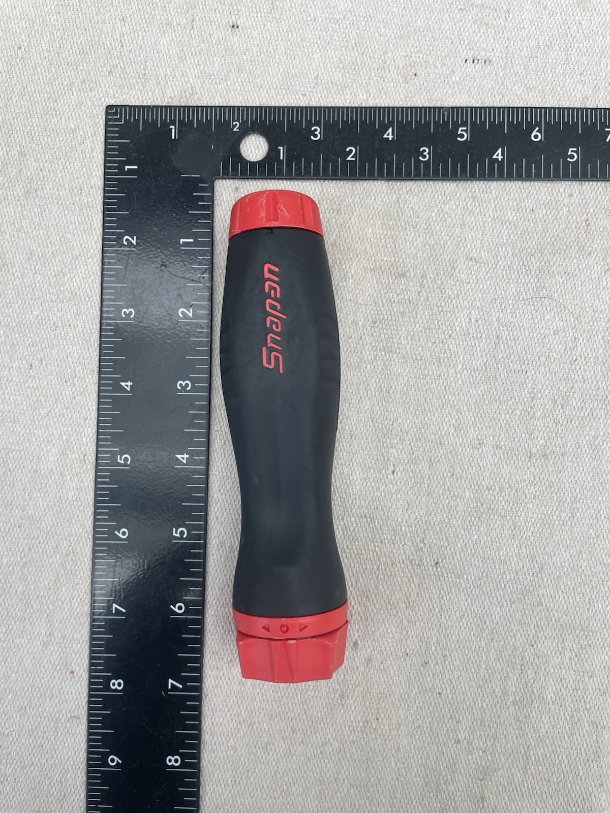 Snap On Ratcheting Screwdriver Red Soft Grip Handle Only SGDMRC4A USA