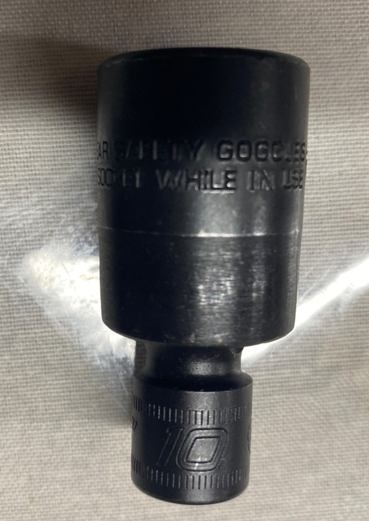 3/8″ Drive 6-Point Metric Low Profile Swivel Impact Socket 10,13,14,15,17mm.