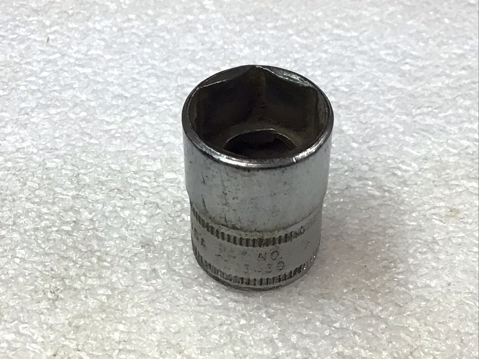 Snap On FSM141 – 14mm, Metric, 3/8″Dr., 6-Pt., Shallow, Chrome Socket-USA-NICE