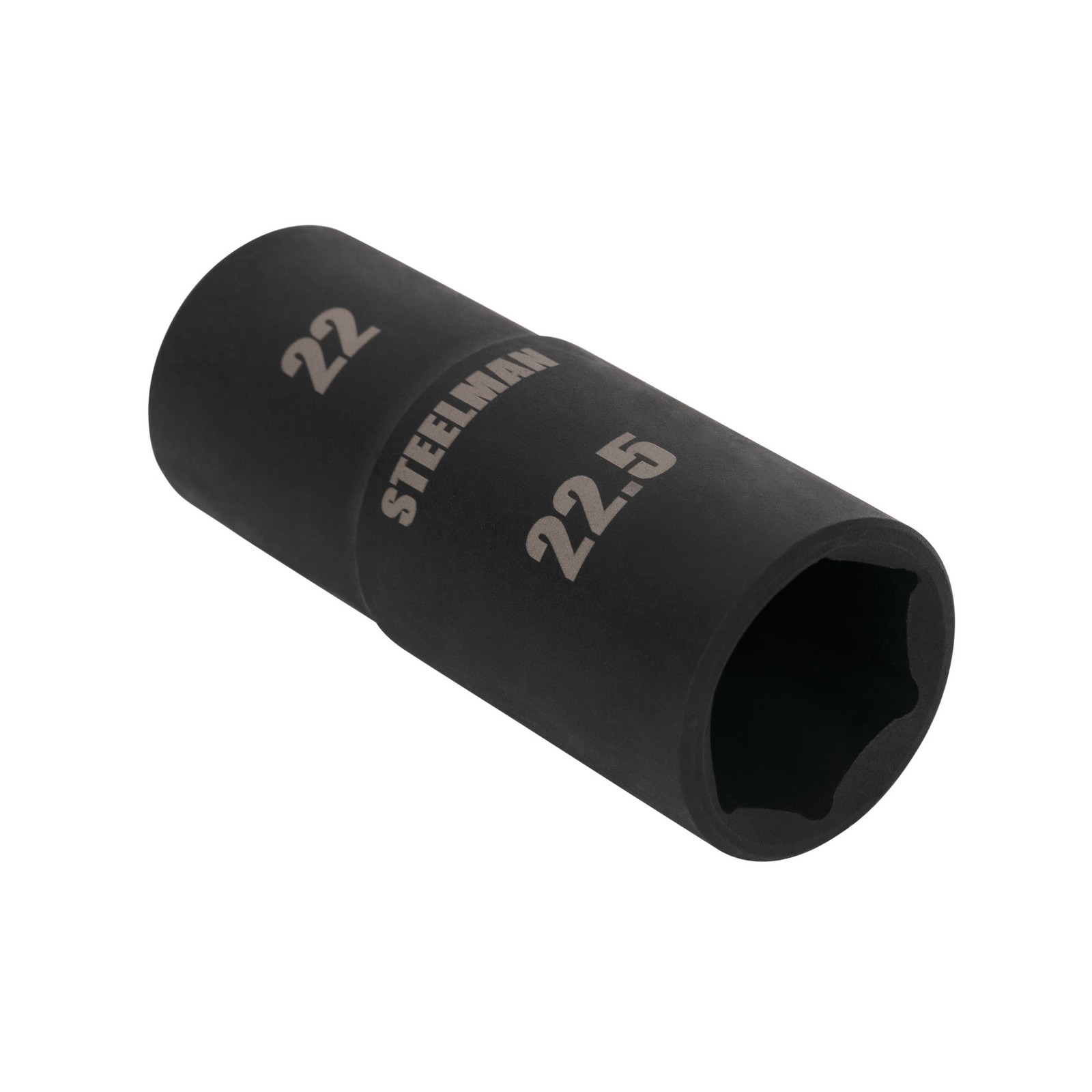 Steelman 1/2 in. Drive Impact Flip Socket, Thin Wall, 22-MM x 22.5-MM 60231