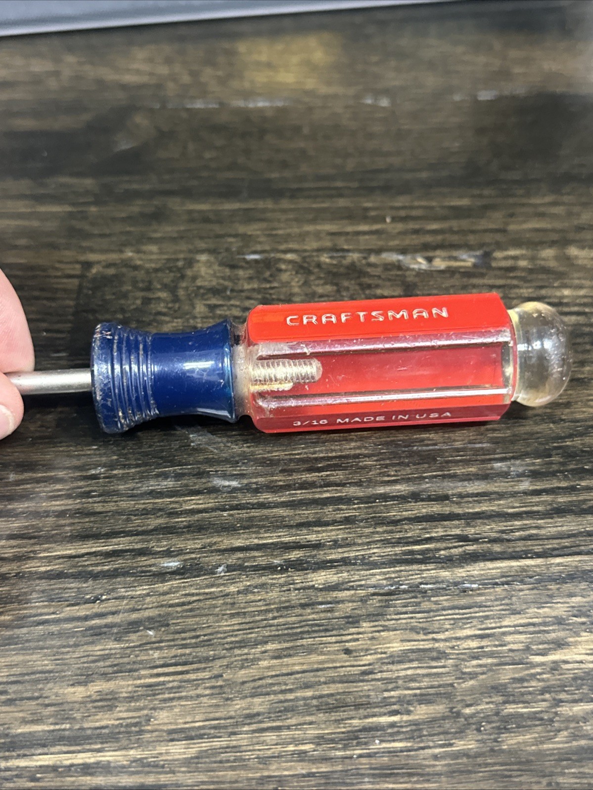 Craftsman Screwdriver 41248 Flat Slotted 7.5″ Blade 3/16″ USA