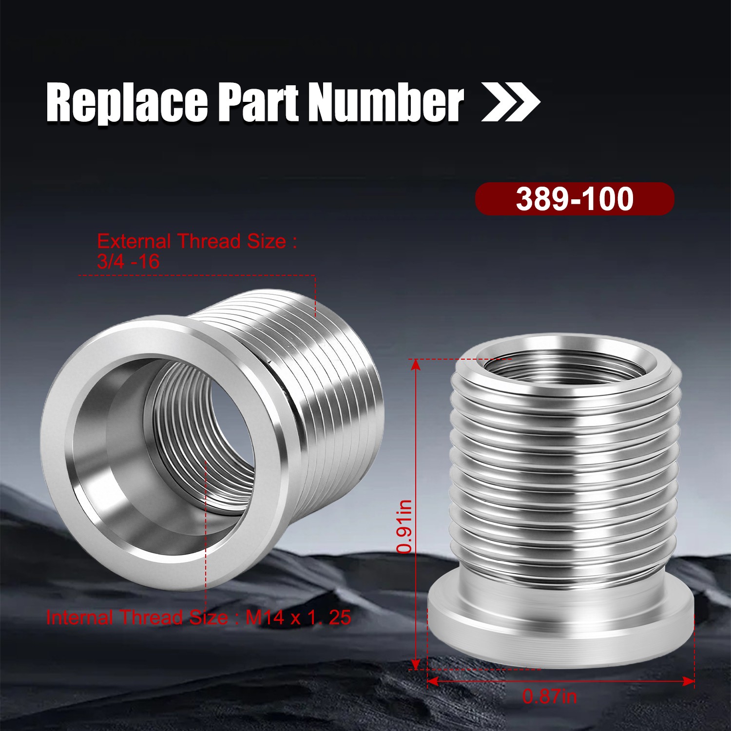 10x Stainless Steel Spark Plug Port Insert Installer Tools for Ford 4. 6L 5. 4L