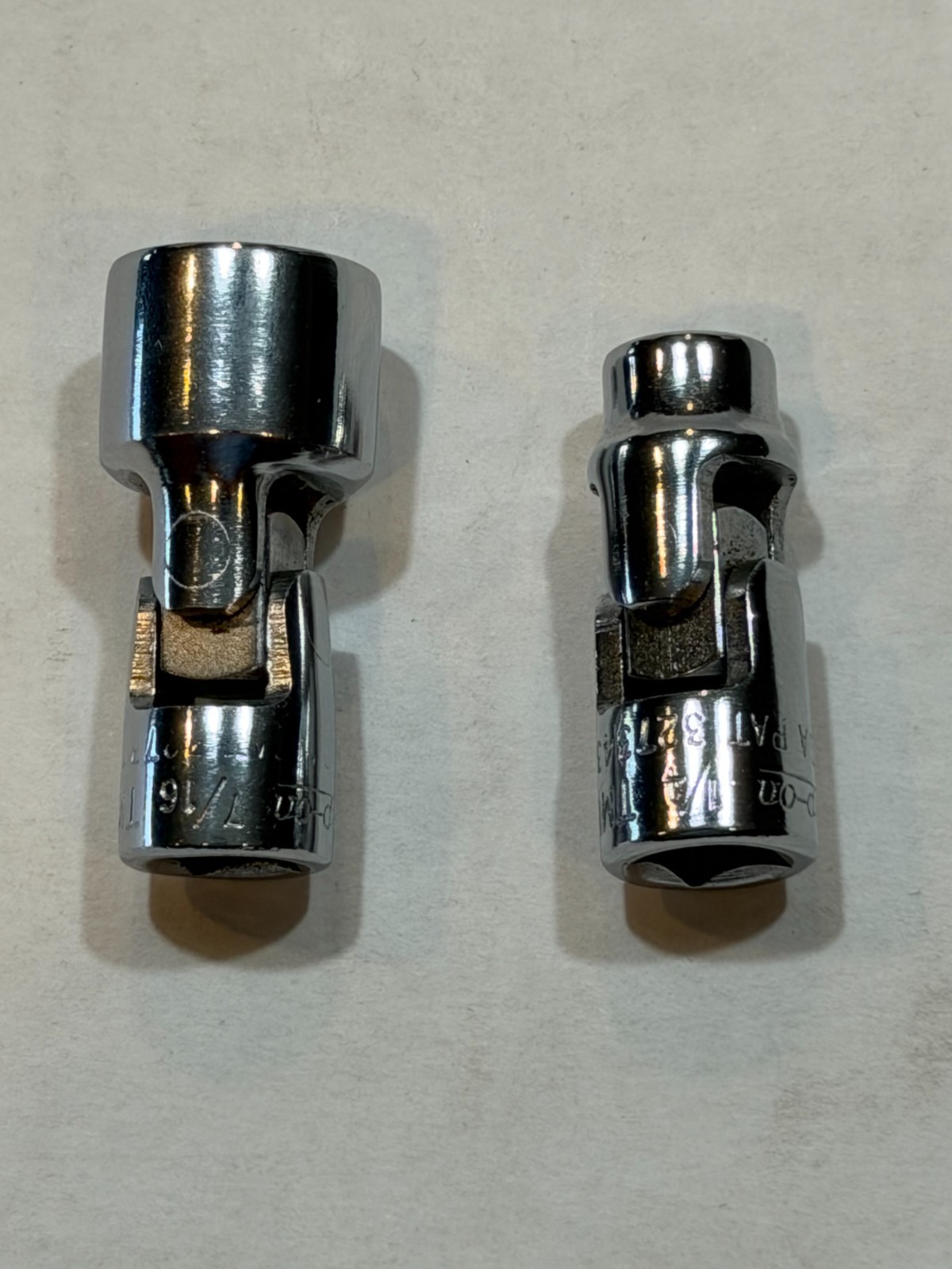 Snap-on USA 1/4″ Drive 1/4″, 7/16″ 12-Point Swivel Sockets No TMU81, TMU141
