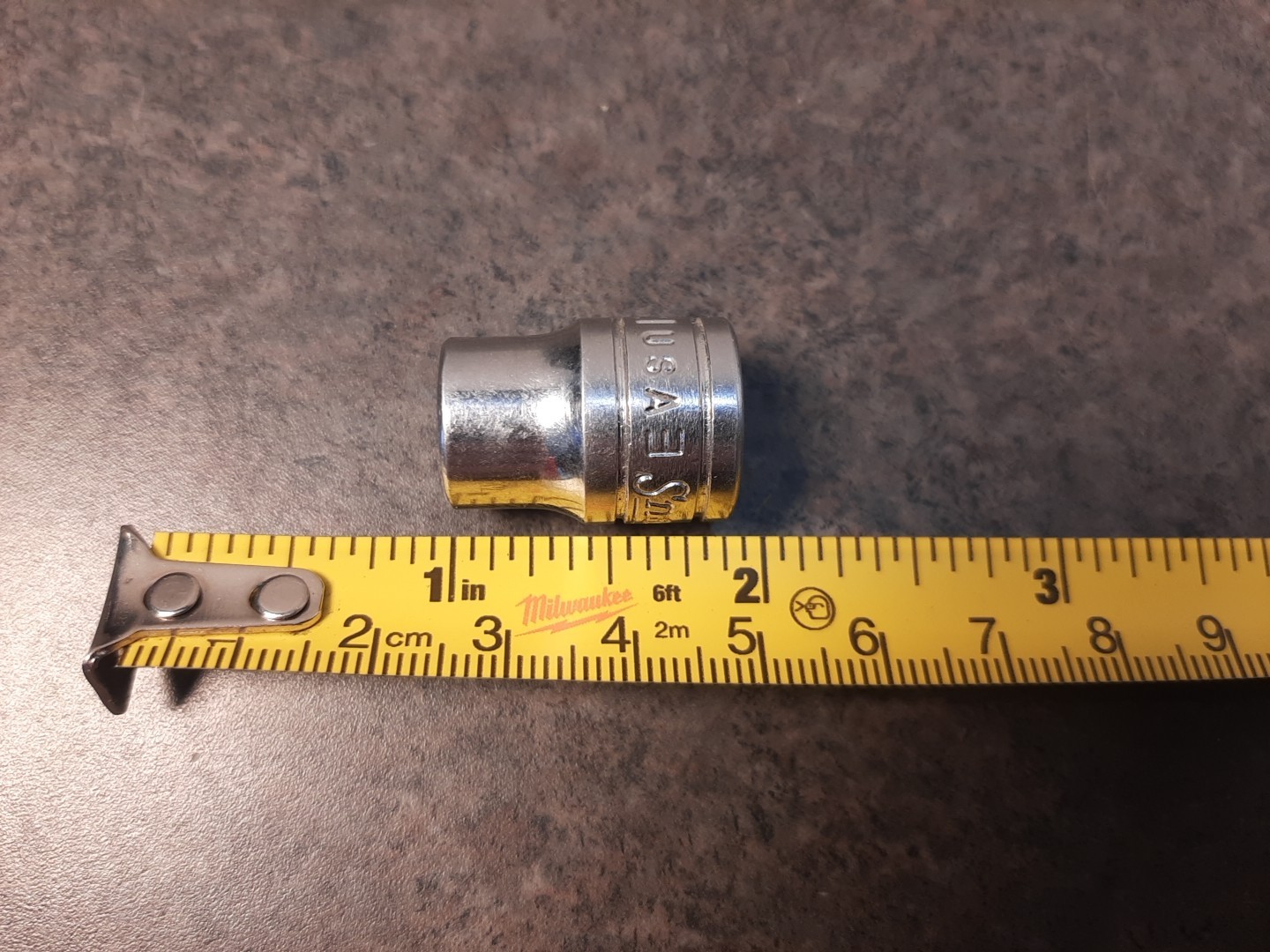 Snap-on 3/8″ Drive 3/8″ SAE Shallow 12 Point Socket F121 USA