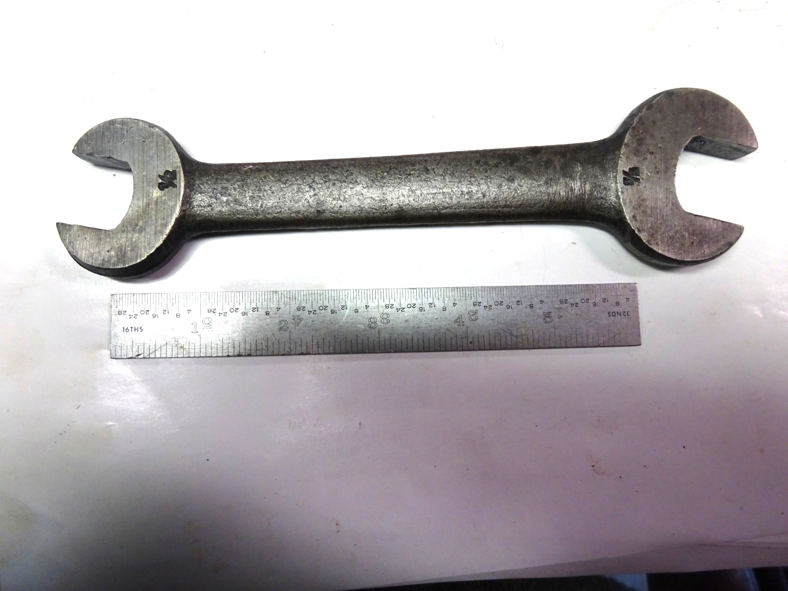 USA MADE WILLIAMS #73A 3/4, 7/8 HEAVY DUTY 7/16 THICK, 7-1/2″ LONG WRENCH