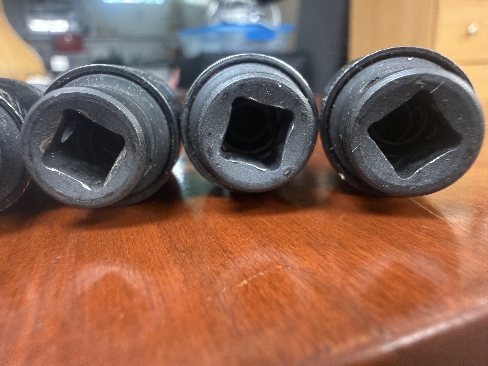 Expert 6 Pc 1/2″ Drive SAE Universal Swivel Impact Socket Set 1/4″ to 9/16″