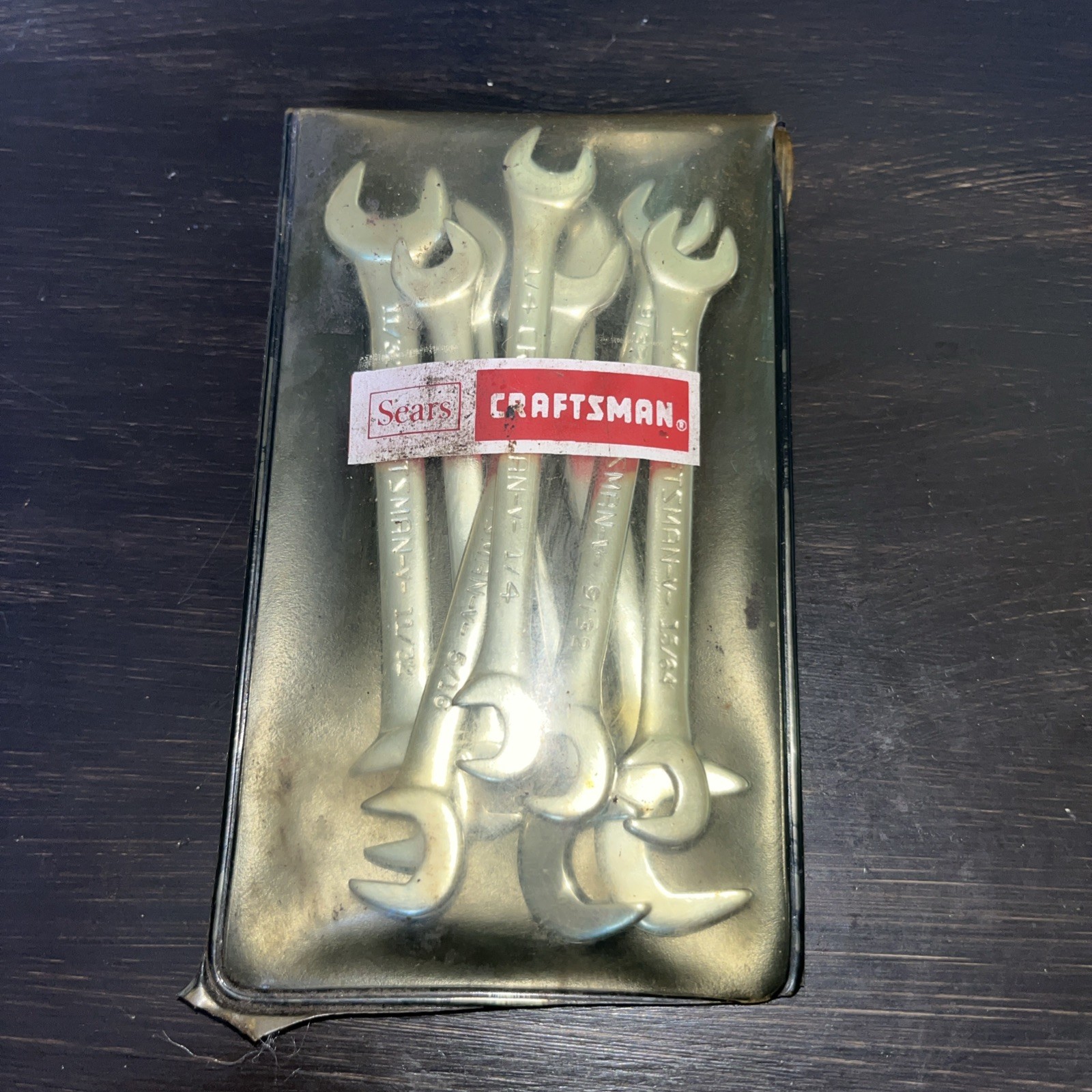 Sears Craftsman 8 Piece Open-End Offset Ignition Wrench Set 4306 – NICE – USA