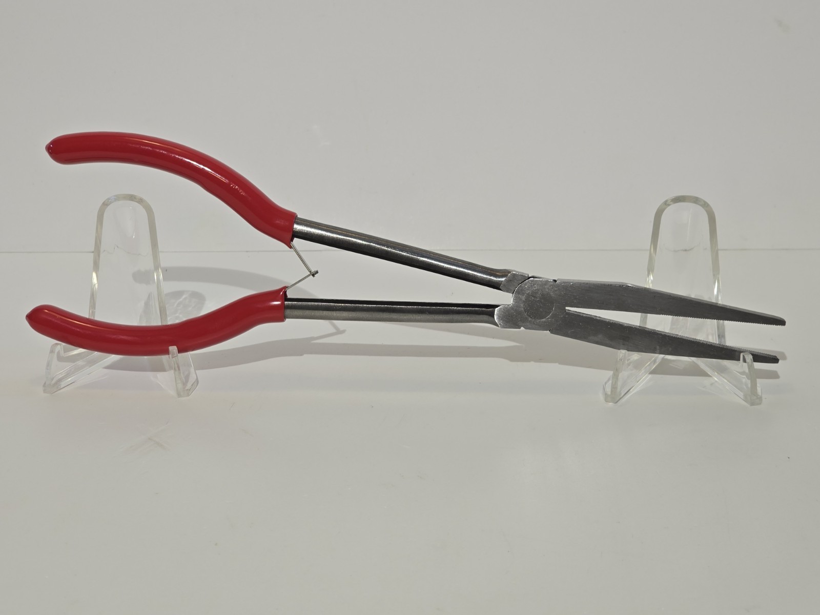 🛠 NEW! Mac Tools 11” Duck Bill Pliers RED Spring-Loaded Long Handles P11LRDBA