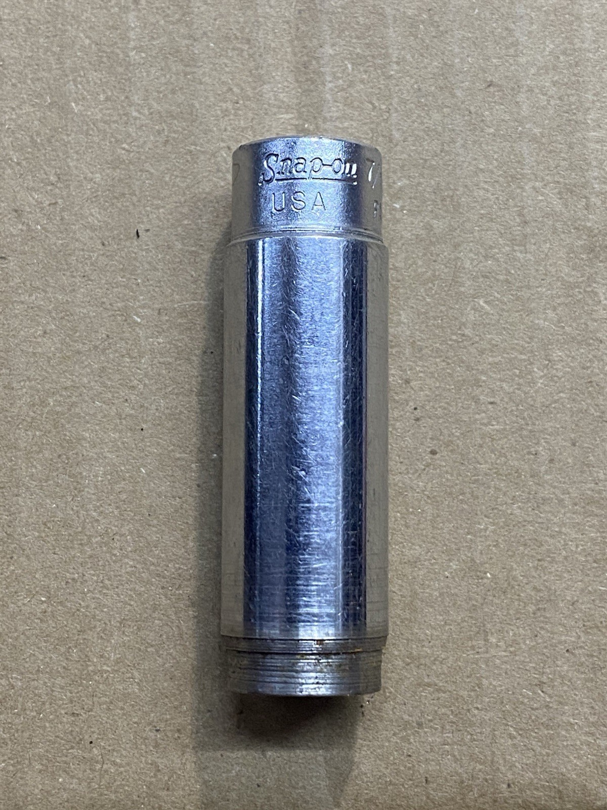 Snap On Tools 1/4dr Chrome 6pt Deep Well 7/16 Socket Stm14