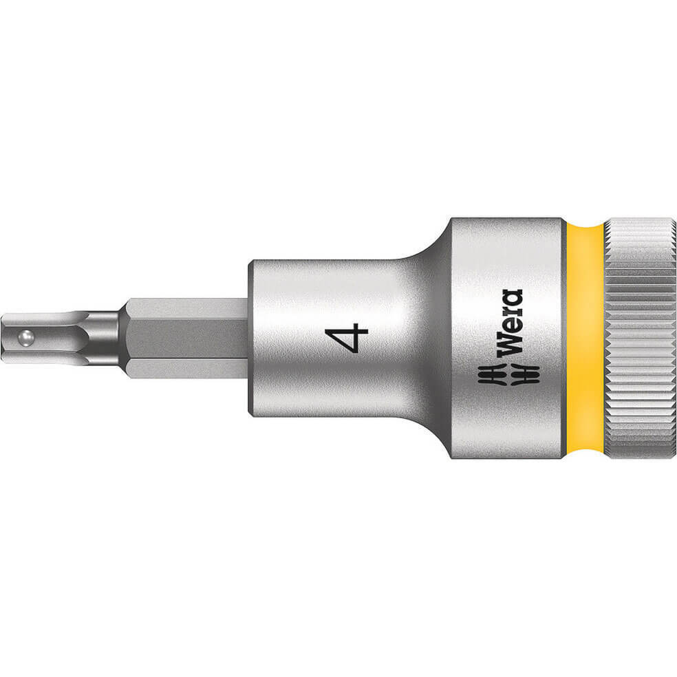 Wera 8740C HF Zyklop 1/2″ Drive Hexagon Socket Bit Metric 4mm