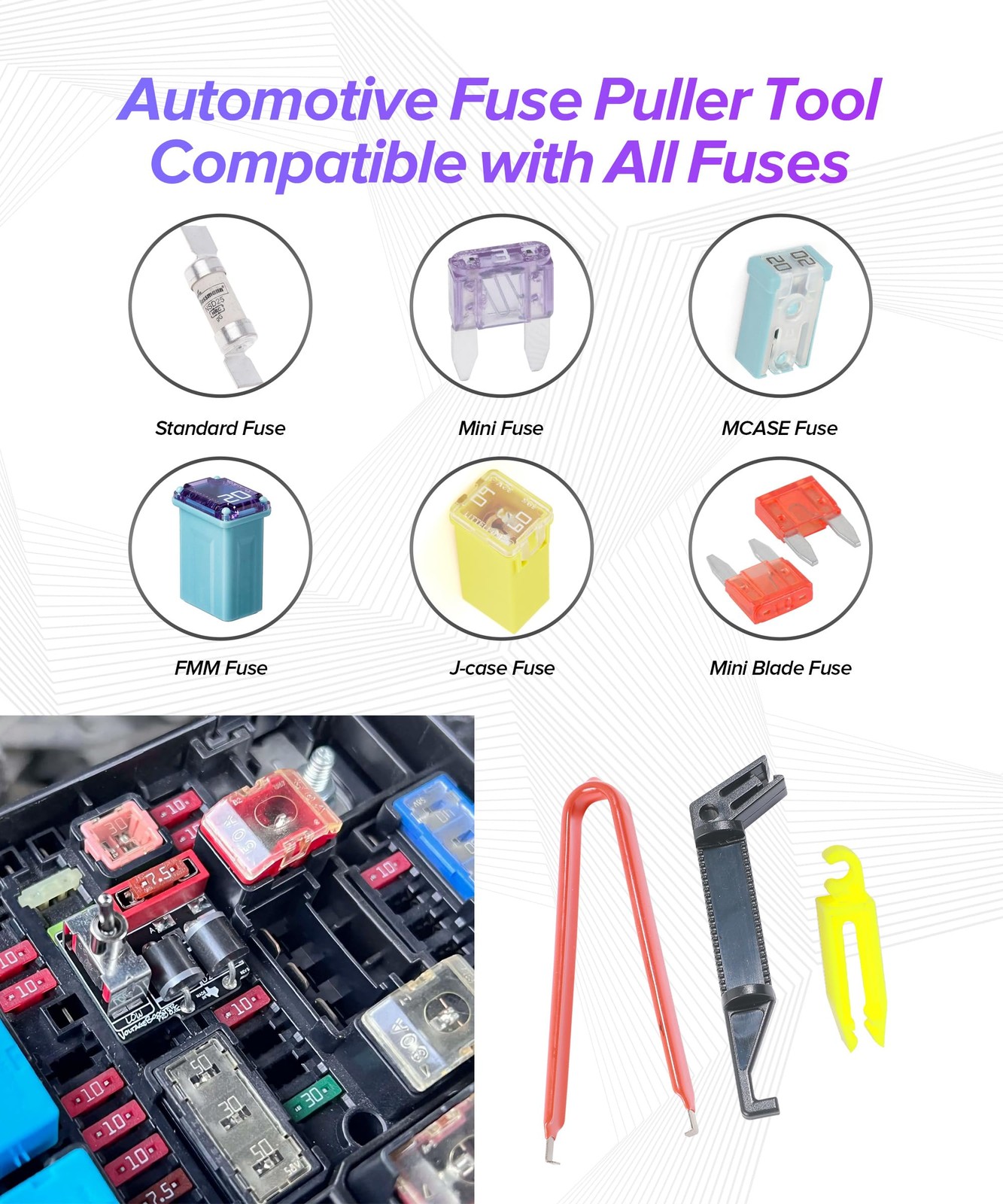 PAIYUE 4PCS Relay Puller Pliers,Car Accessories Fuse Puller…