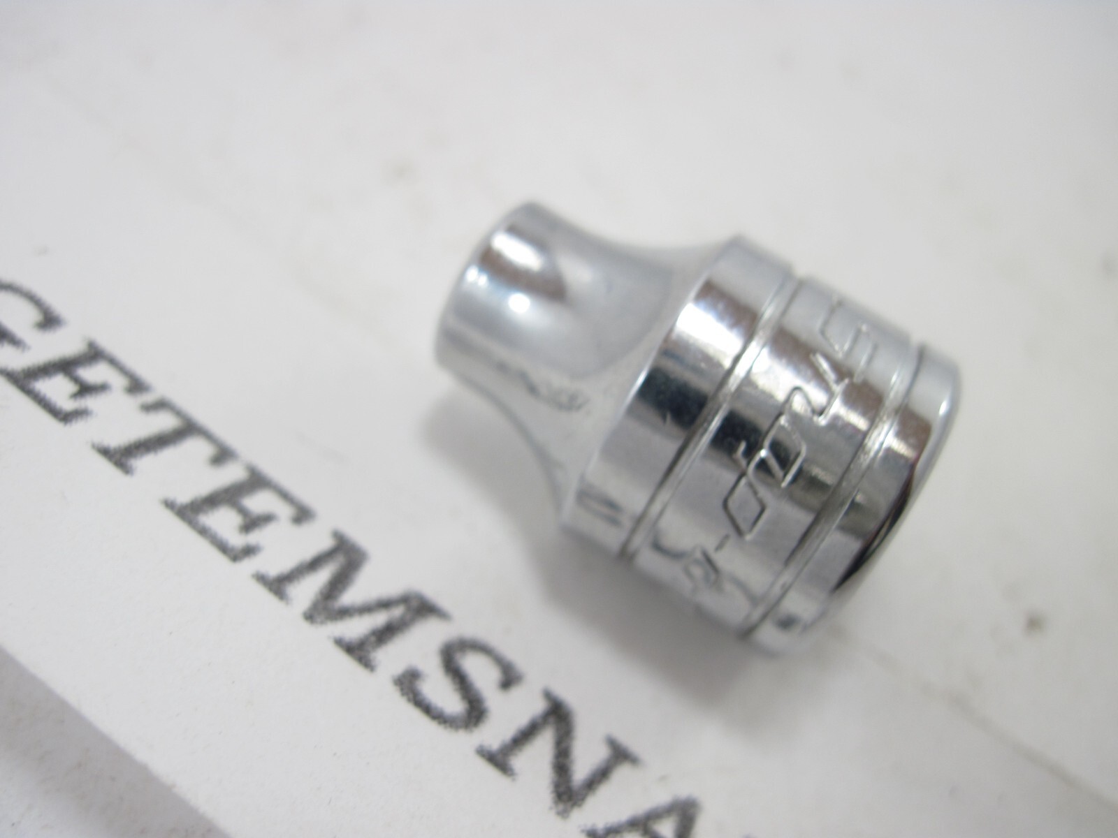 Snap On 3/8″ Drive 1/4″ Shallow 6pt SAE Socket FS081 NICE