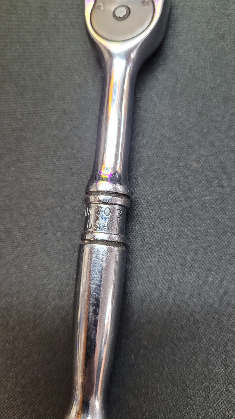 Vintage Snap-on TM70B 1/4” Drive Ratchet USA