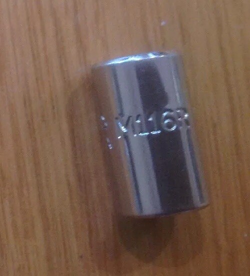 Mac Tools 1/4″ Drive 6 Pt. Chrome M116R Size 11/32″ New Socket Made In USA.