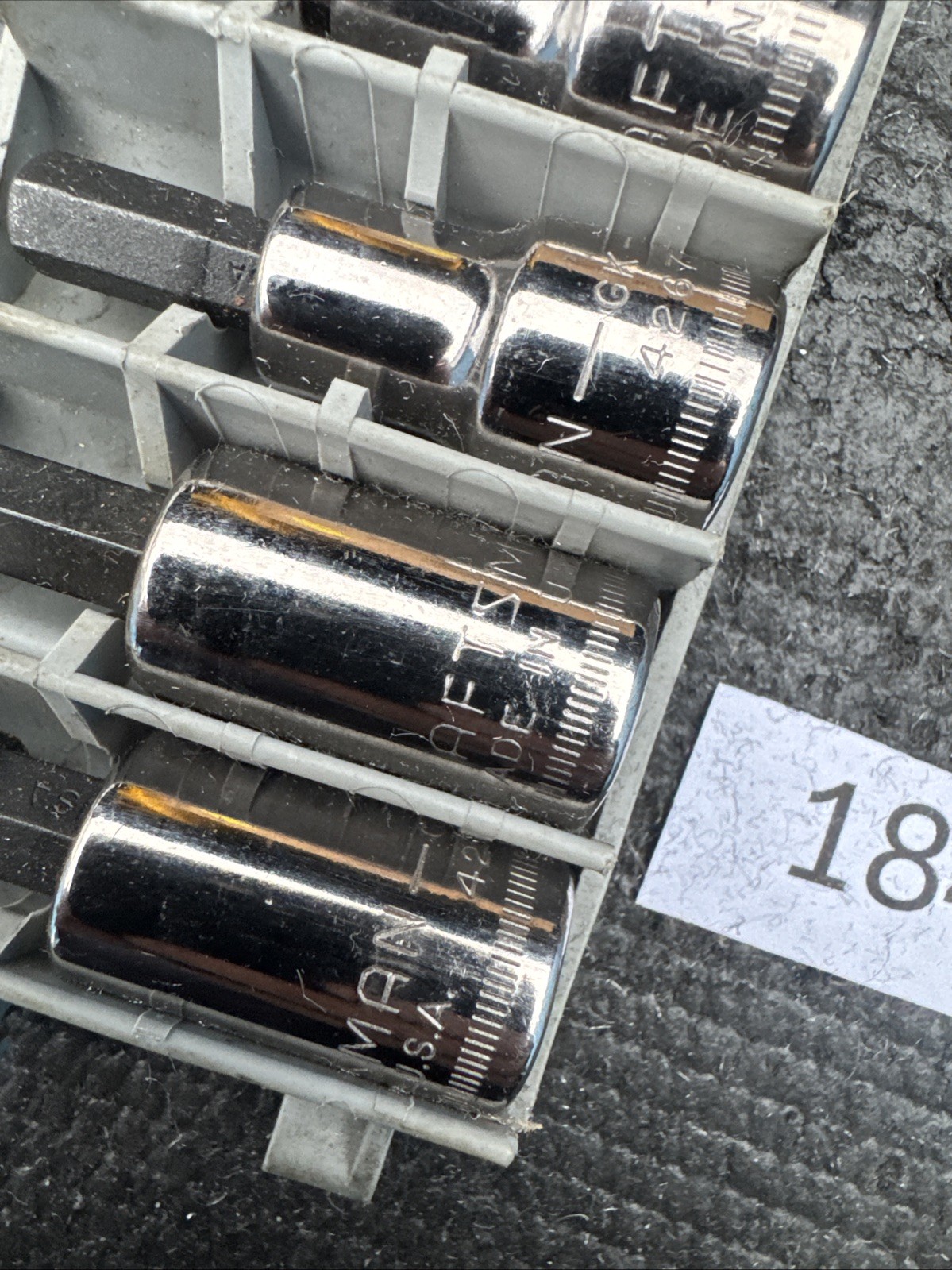 Sears Craftsman USA 6pc Socket Set 3/8 Drive Metric 34448 Hex Bit 2 Used 4 New