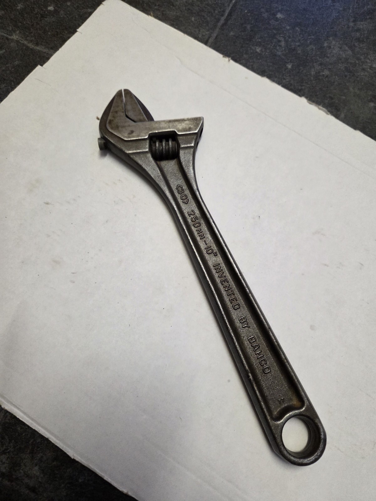 Bahco Ergo 8072 10″ 250mm Adjustable Spanner Wrench Made In Sweden (B)