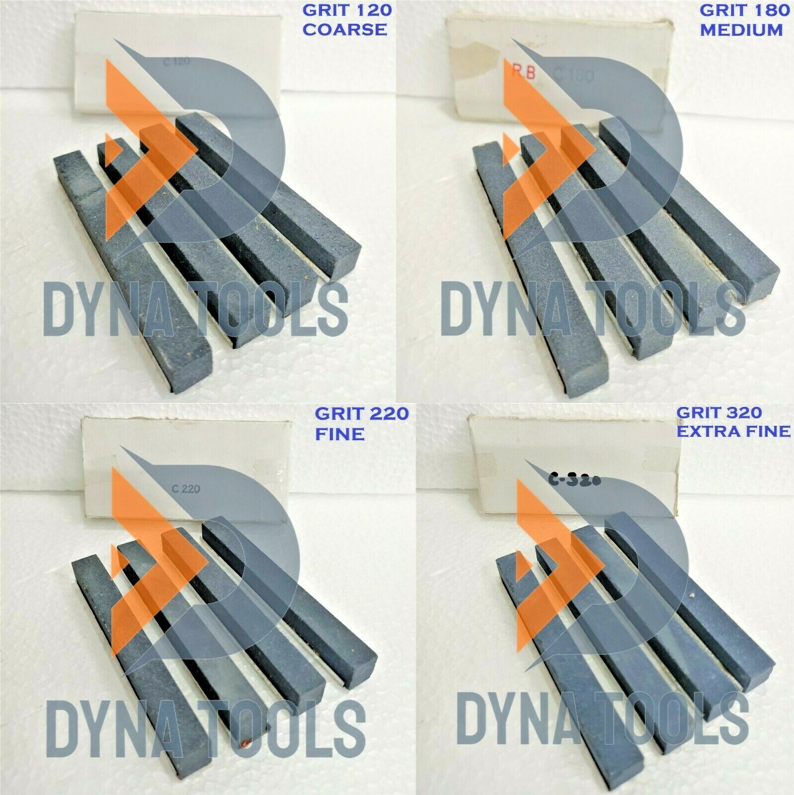 4 Set Of Honing Stones For 34 To 60 MM Cylinder Engine Hone Grit 120-180-220-320