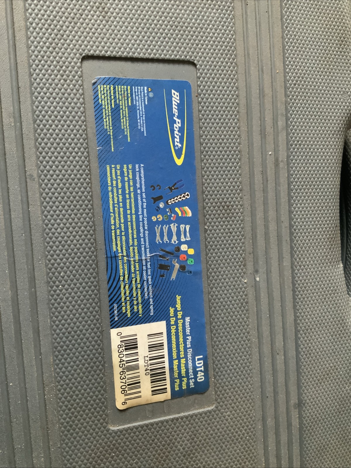 Blue Point Ltd40, Master Plus Disconnect Set….see Pics….