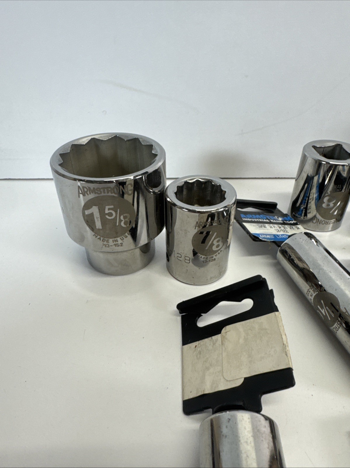 Armstrong USA Socket Lot 21pc Mixed Drive SAE Metric Various Sizes