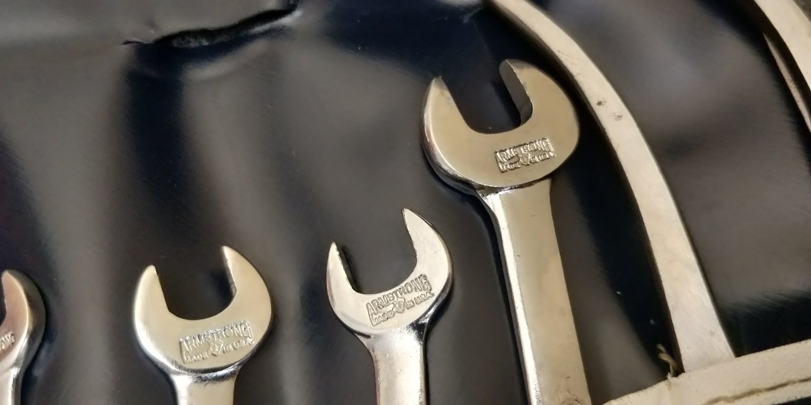 Excellent Vintage Armstrong 1140P Miniature Angle Wrench Set complete