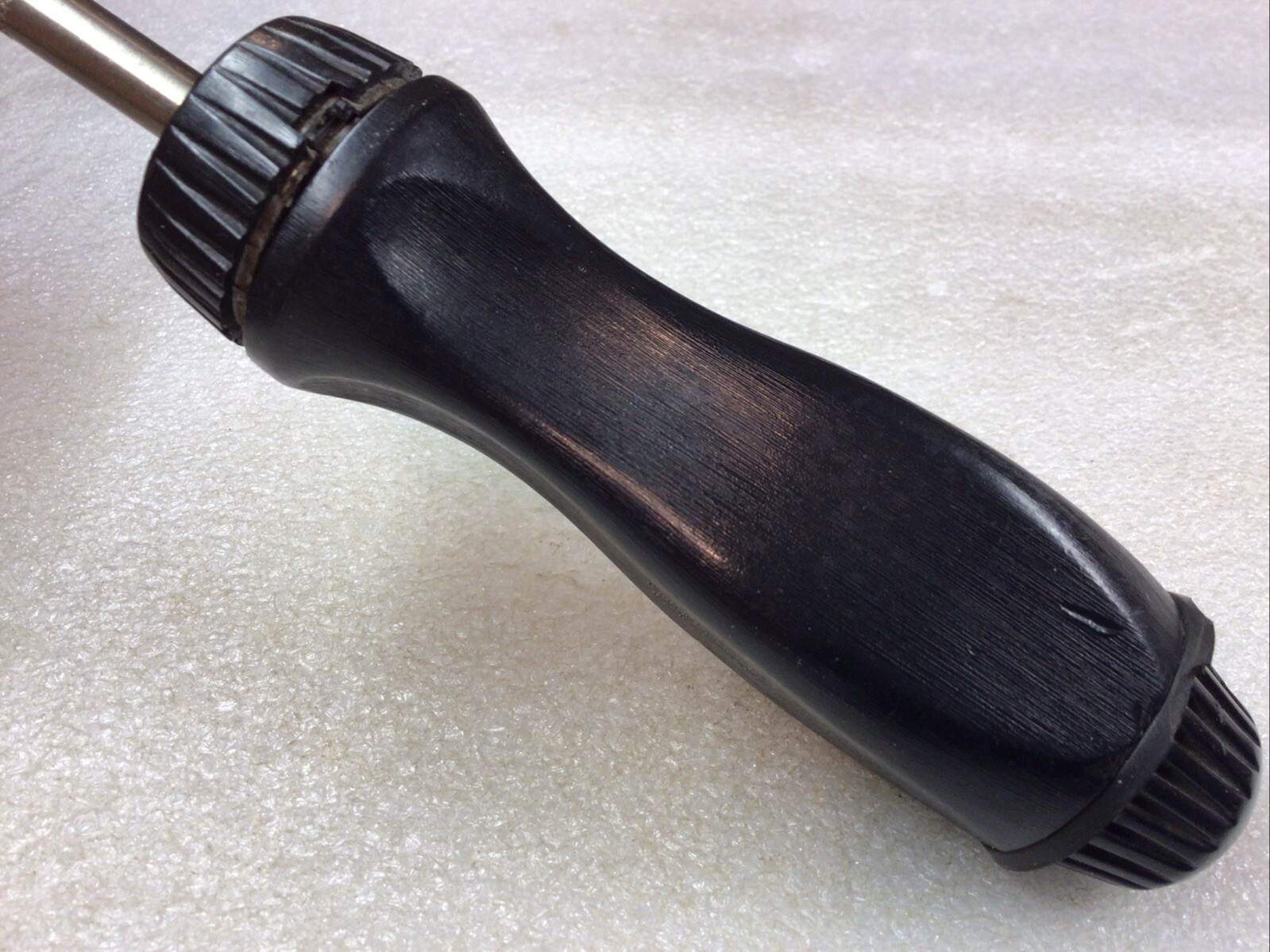 Snap-On#SSDMR8A – 13”Long Ratcheting Black Hard Handle Screwdriver/No Bits-USA-