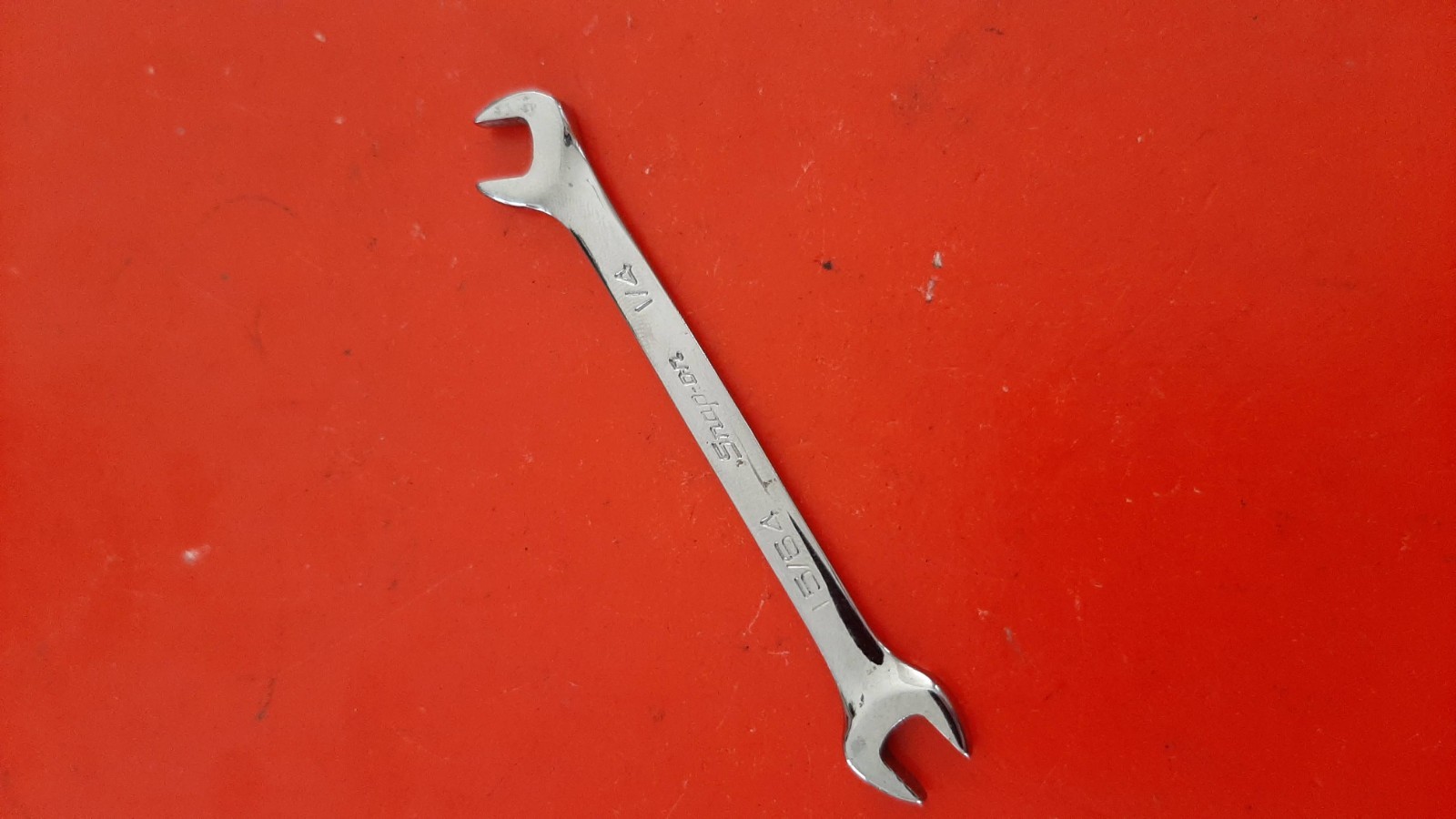 Snap-on Tools 15/64″ X 1/4″ Offset Open Ignition Wrench DS1516A USA ENGRAVED