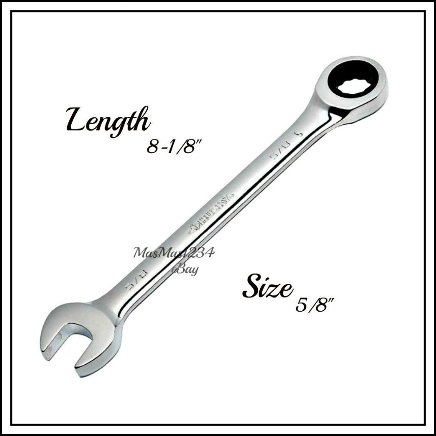 Husky 5/8 in. Ratcheting Combination Wrench 12-Point SAE Lifetime Warranty NEW