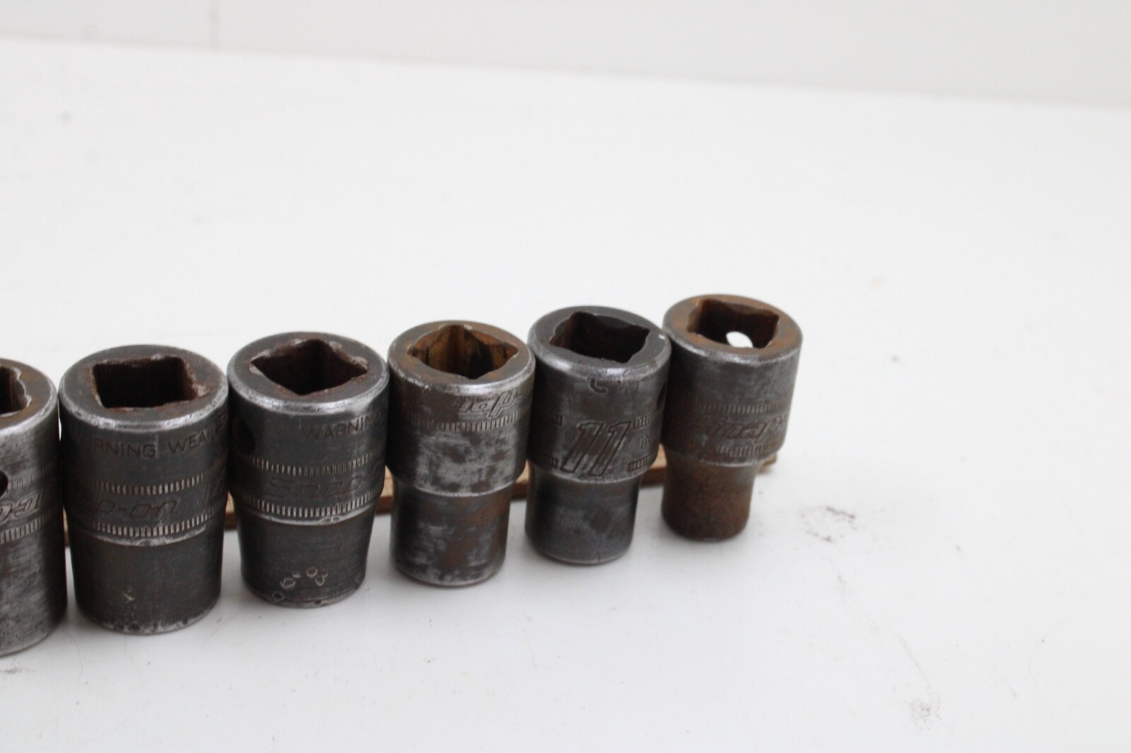 Snap-On IMM100-IMM210 1/2″ Drive 6 Point Metric Black Oxide Impact Socket Set US