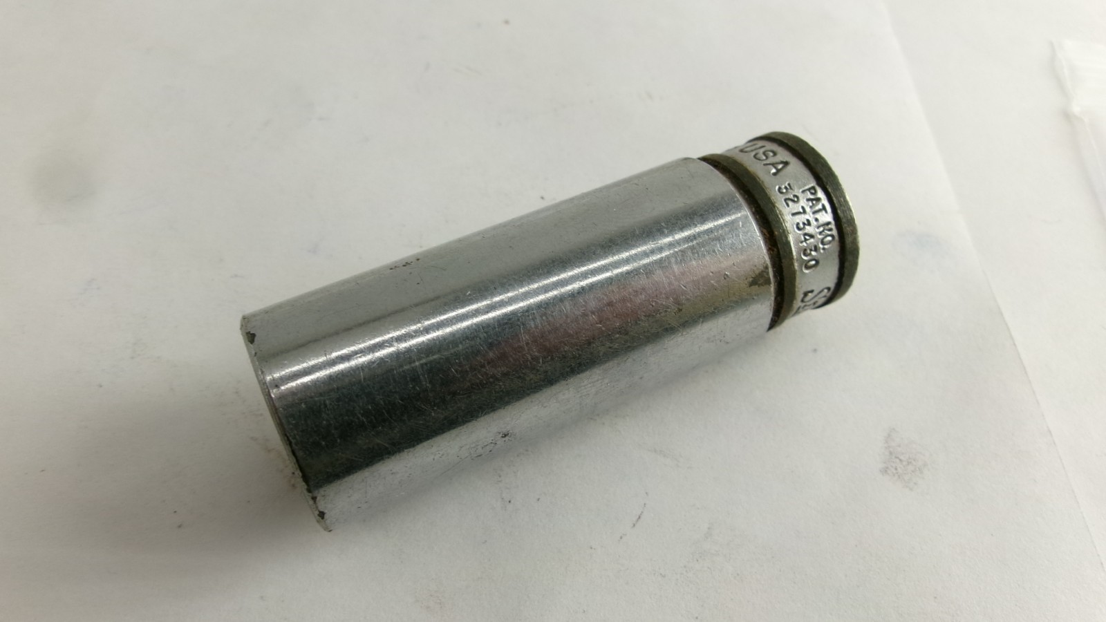 Snap-on tools 3/8″ drive 18mm metric 6 point Deep Socket SFSM18 Nice!