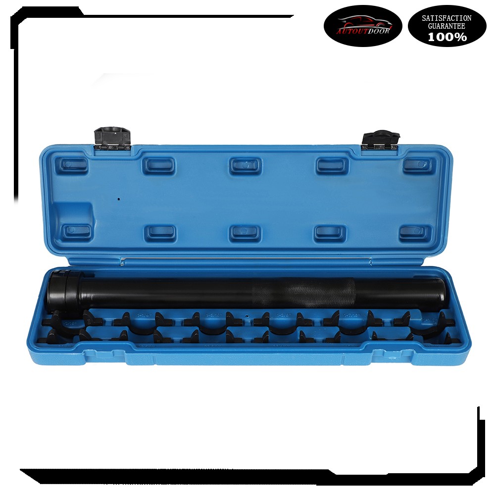 New 13pc Inner Tie Rod Removal Installation Tool Set with 12 SAE Metric Adaptors