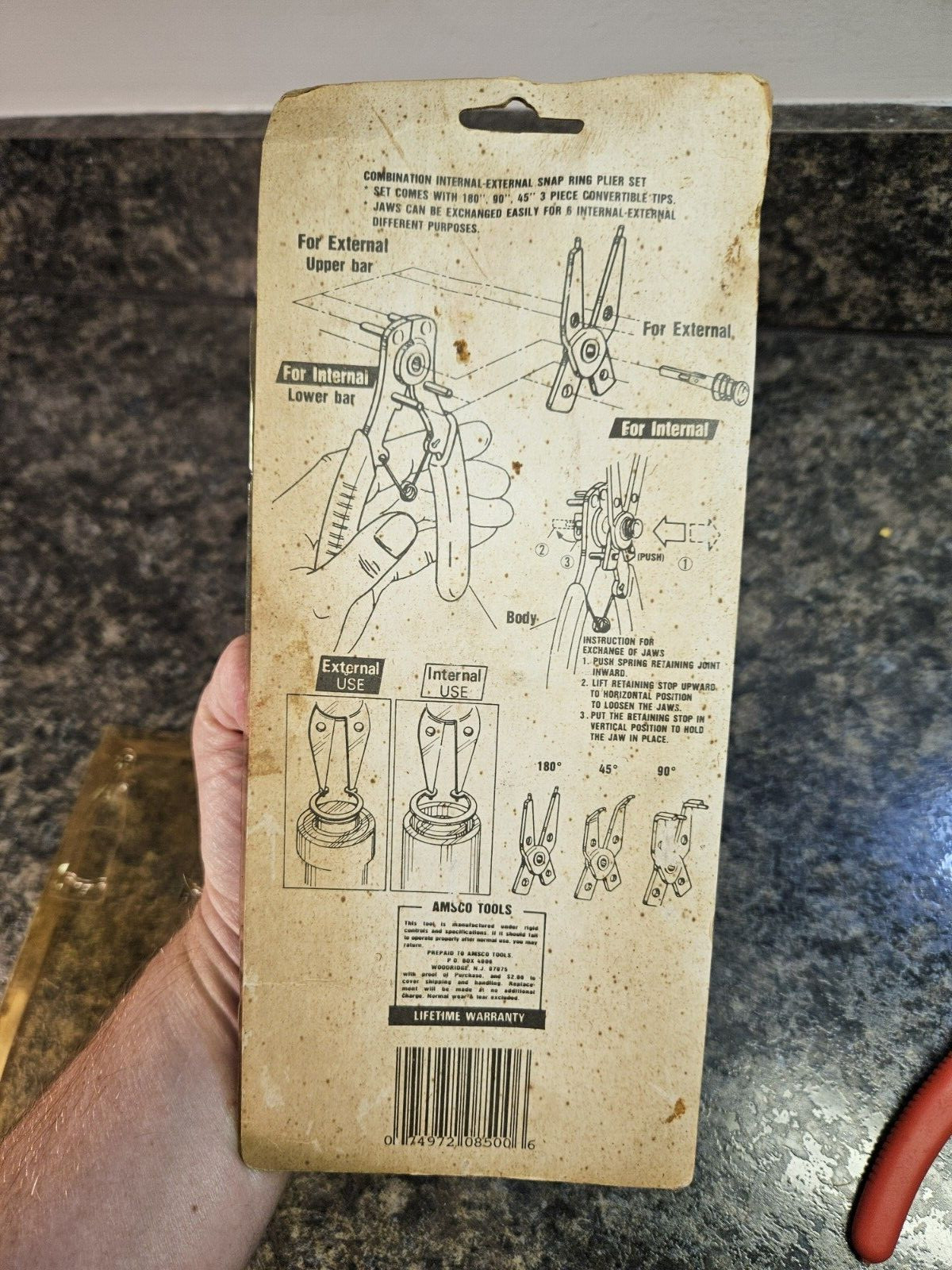 Amsco Tools Snap Ring Pliers *Tool Only* READ (Lot 746)