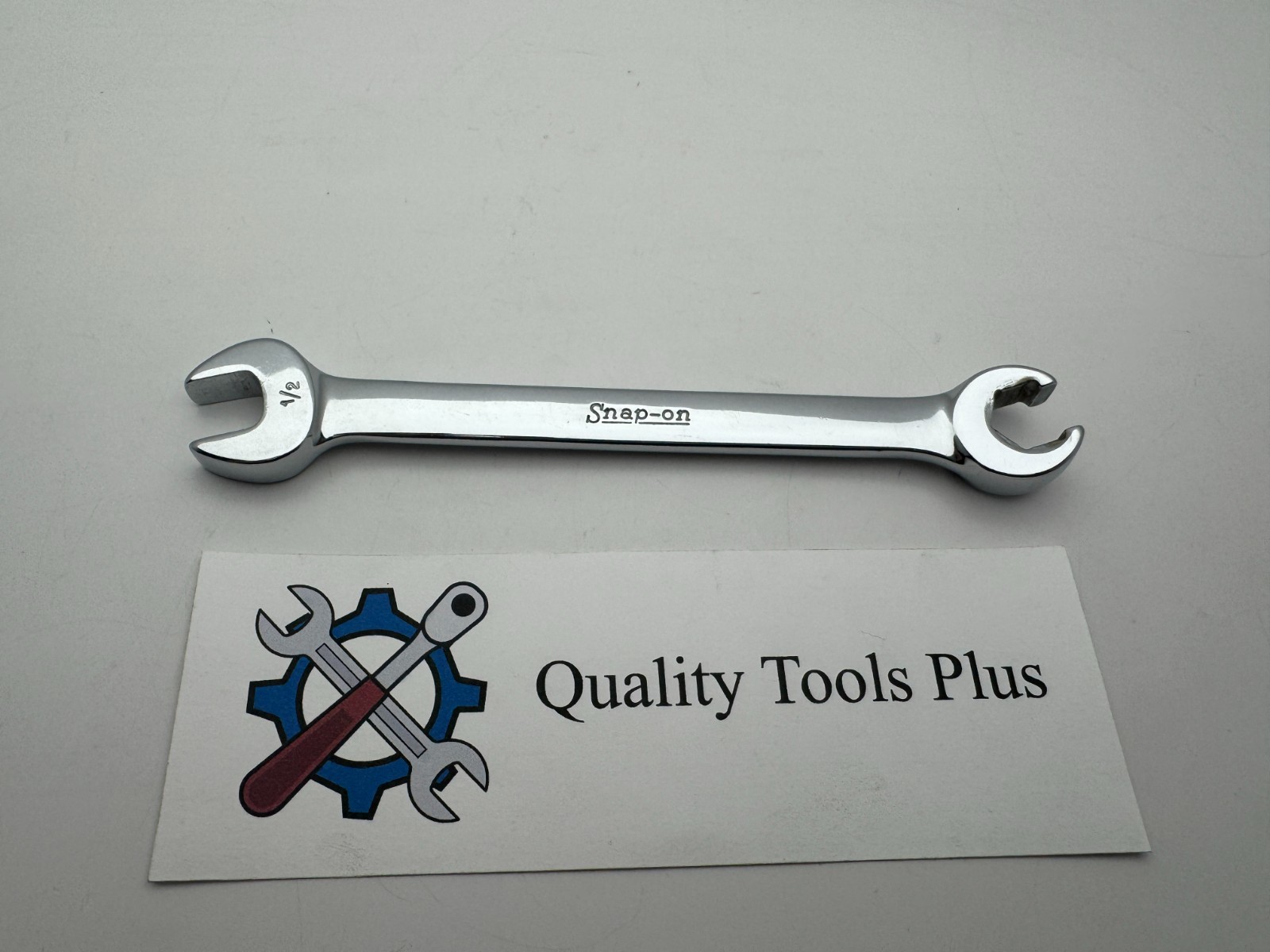 Snap-On NEW RXS16 1/2″ 6-Point SAE Open-End/Flare Nut Wrench Vintage