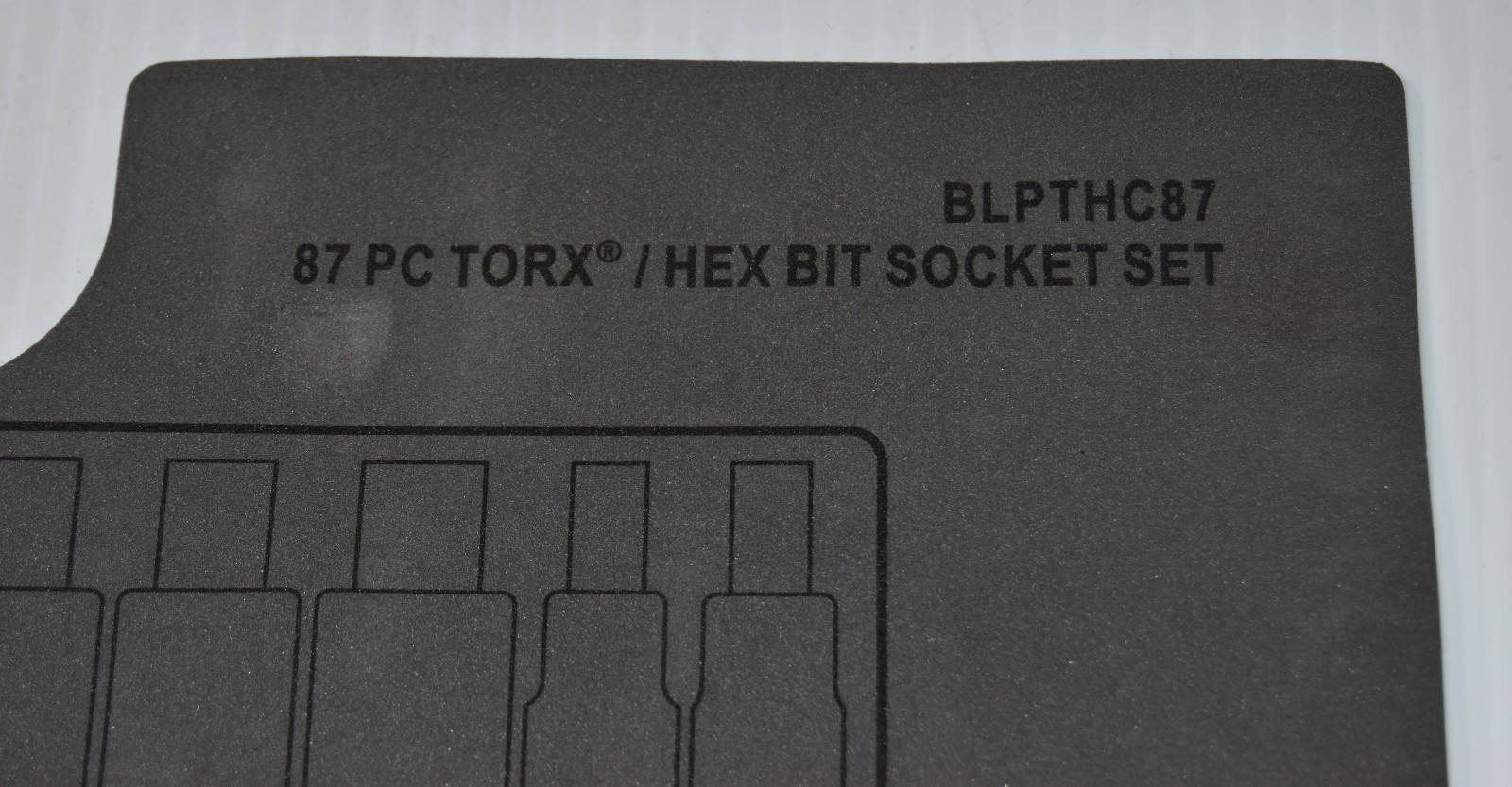 Blue-Point BLPTHC87 87 Pc Torx & Hex Bit Socket Set SAE/Metric Complete